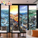 Стеклянная мозаика на четыре сезона, головоломка