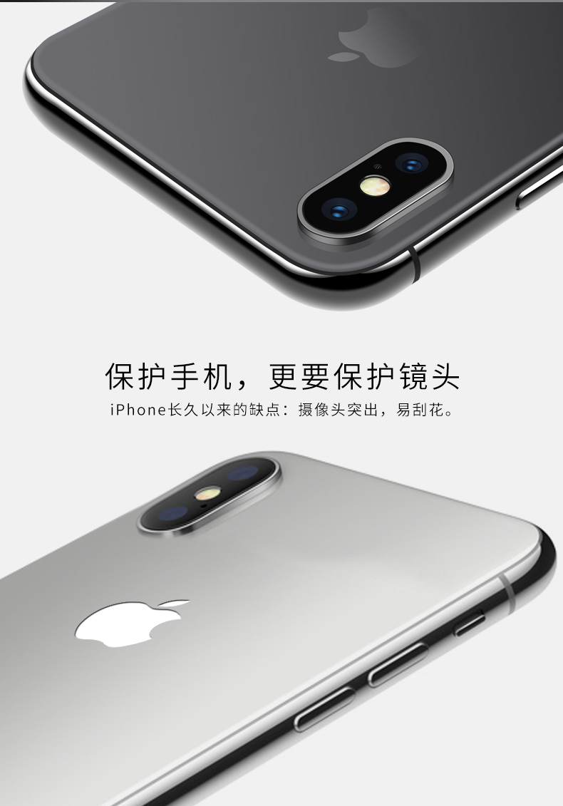 Apple x ống kính phim vòng iPhone X phim bộ phim điện thoại di động iPhoneX quay trở lại phim bảo vệ phụ kiện máy ảnh