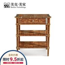 Meike Meijia Revival Image Corner Table American Solid Wood Side Table Living Room Sofa Side Several 11B5501803300101