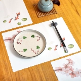 Японский настольный коврик, обеденная тарелка, увеличенная толщина, хорошо впитывает воду