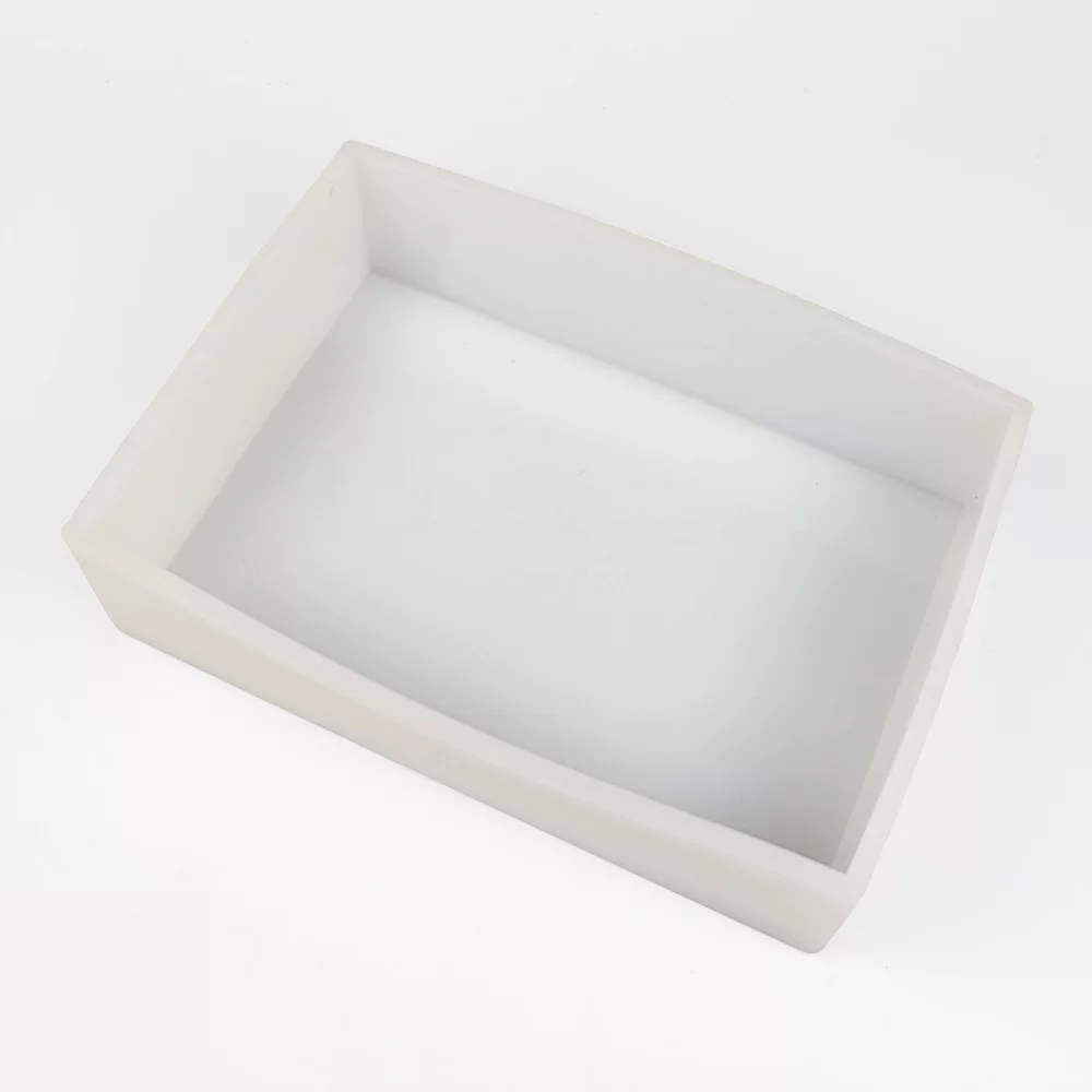 Square handmade soap, wooden box, cover with lid, soap mold, 2200 ml, toast, DIY