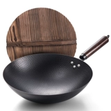 Железное горшок Zhangqiu Iron Pot Old -Style Forging Wok, неплохой горшок, газовая плита без покрытия не подходит для домашних газовых печей