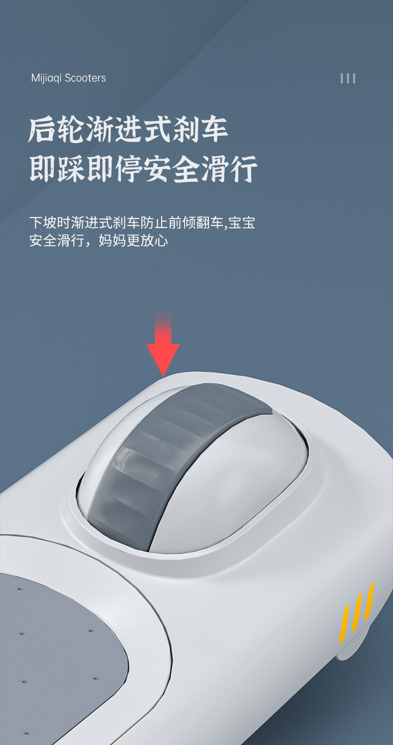 Самокат 外贸出口滑板车儿童三合一滑板车宝宝滑行车可坐可滑一键折叠2-12 OTHER