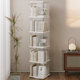 Rotating Bookshelf Storage Rack Floor-Standing Multi-Layer Acrylic Simple Children's Book Picture Book Rack Corner Display Cabinet Bookcase
