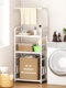 Multi-Layer Storage Rack Next to the Washing Machine on the Balcony, for Towels, Laundry Detergent, Washbasin Rack, Bathroom Floor-Standing Storage Rack