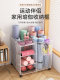 Yoga Mat Storage Basket with Wheels, Movable Storage Rack, Sports Fitness Equipment, Household Badminton and Basketball Storage Rack