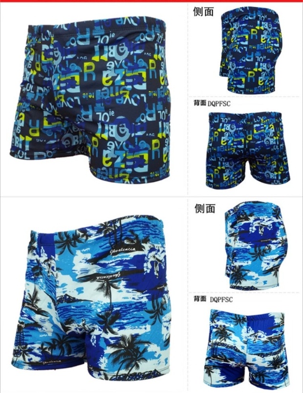 Đồ bơi nam mới 2018 Đồ bơi nam thời trang Boxer Đồ bơi nam XL Spa Đồ bơi - Nam bơi đầm đồ bơi cho nam