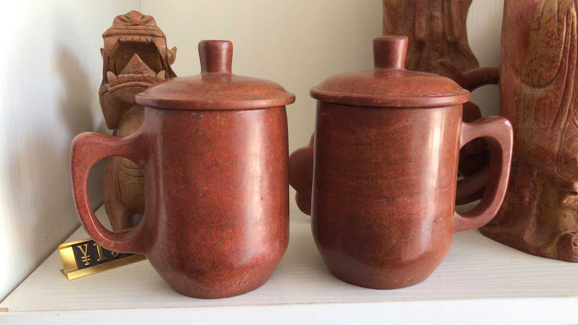 The water cup of the Surabaya red stone stone