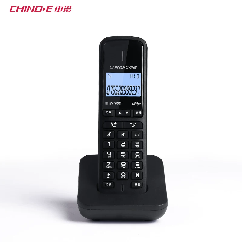 Zhongnuo W168 цифровой путеводитель без сим-карты телефон офис детский материнский беспроводной фиксированный лицевой -для -случая машина