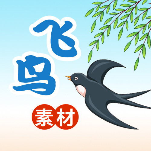 飞鸟素材库的LOGO