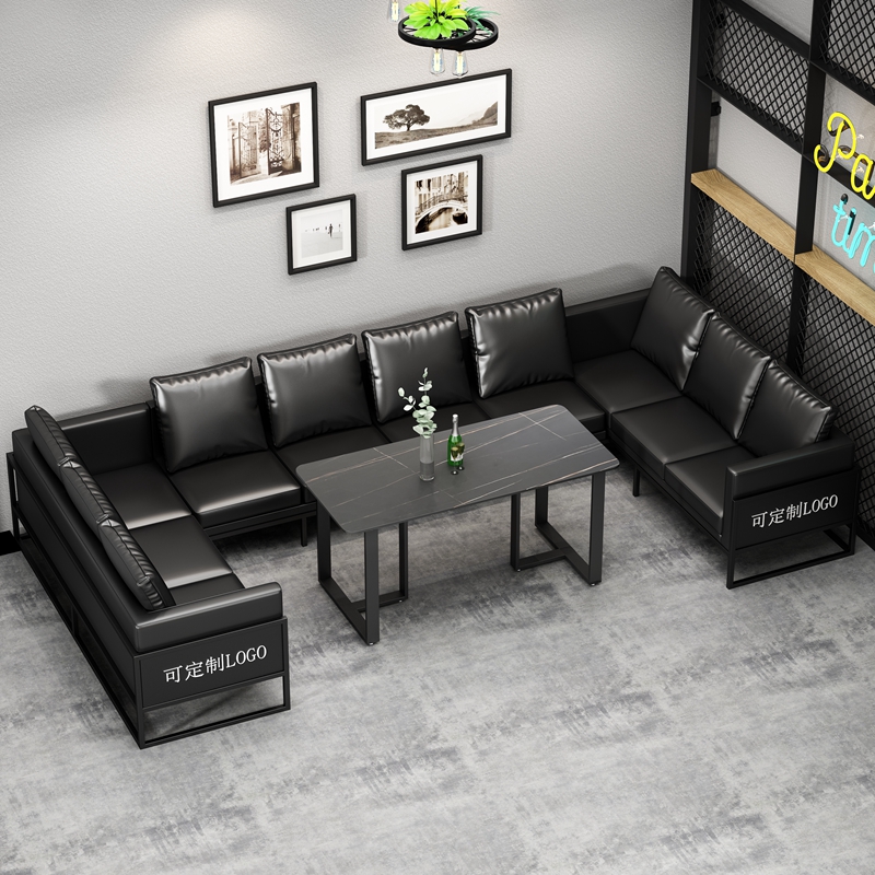 Industrial style bar table and chair combination theme dining room music bar bistro commercial single double iron sofa card seat