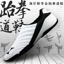 Hayes 5858 professional taekwondo shoes Childrens bull tendons adult taekwondo shoes men and women martial arts shoes