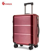 Vihus Weihao xe đẩy hành lý nữ phổ bánh xe dung lượng lớn hộp mật khẩu 20 inch vali vali nam - Va li vali bamozo