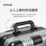 Металлический чемодан, коробка для путешествий, алюминиево-магниевый сплав, 20 дюймов