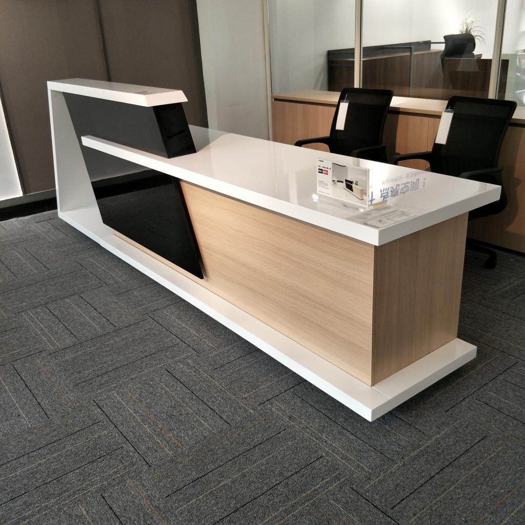 Receptionist Desk Reception Desk Reception Desk of Ginza Desk Fashion Front Desk Brief Modern Customizable Front Desk
