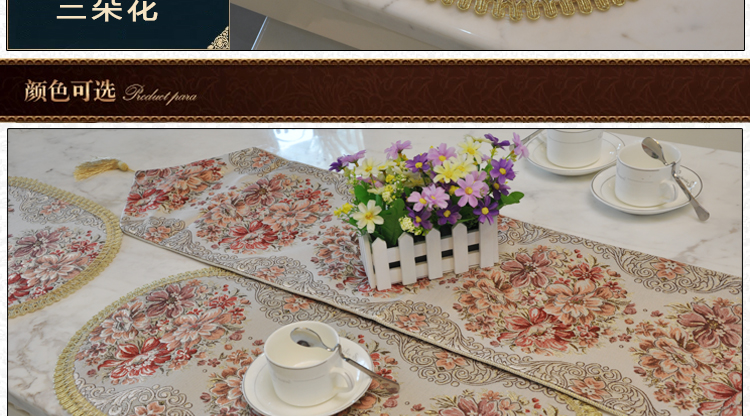 Jin Hào tableware xuất khẩu đệm thêu bảng Á hậu Tây thảm bảng châu Âu bảng thời trang mat mat cách nhiệt pad khay cốc - Khăn trải bàn khăn trải bàn vuông đẹp