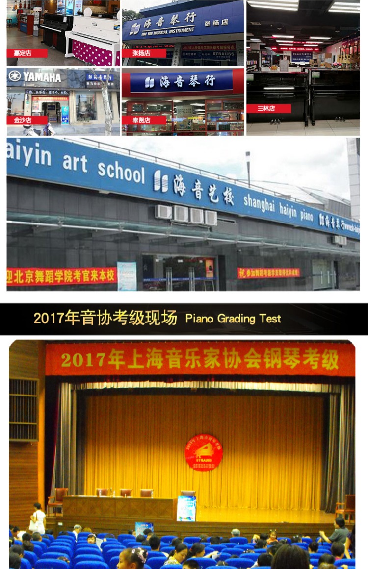 Đàn piano Strauss hoàn toàn mới 121HY đàn piano dọc trong nước dành cho người lớn bắt đầu khám nhà đàn piano