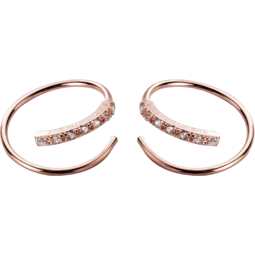 Свежие волнистые короткие серьги, серебро 925 пробы, в корейском стиле