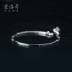 Ailuoqi s925 vòng tay bạc nữ Nhật Bản phong cách Hàn Quốc đơn giản từ trang sức kim cương trong gió hàng trang sức kim cương - Vòng đeo tay Clasp