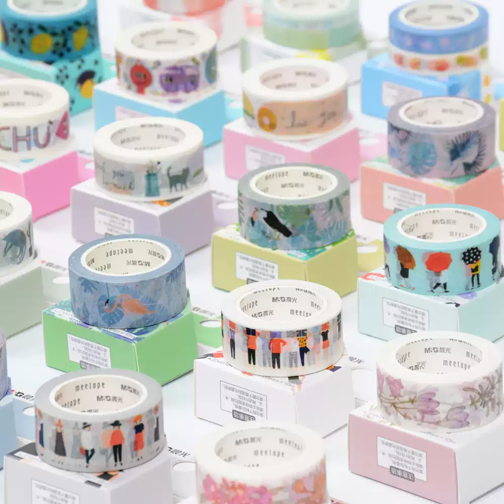 芯陌黑白边框极细和纸胶带实用主题手帐分隔线剪贴贺卡礼品包装, image size:1000x1000