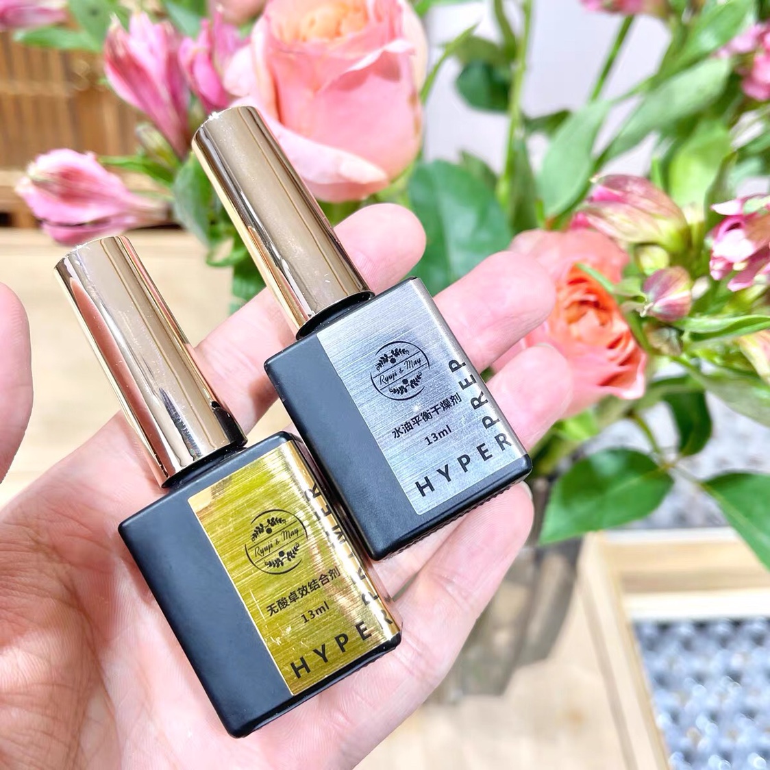 Longsi teacher Liumei acid-free binder water-oil balance desiccant manicure phototherapy crystal universal solvent