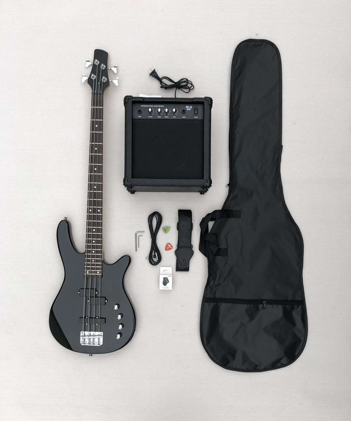 This is incredible! this direct-sale pj bass metallic black 24