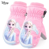 Дисней, детские лыжные зимние перчатки, удерживающая тепло водонепроницаемая флисовая детская сумка для детского сада, увеличенная толщина