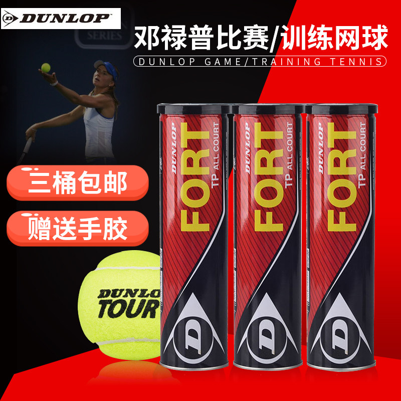 Dunlop Dunlop Fort Elite TP Tin Tennis French Open Tennis 3 4 pack