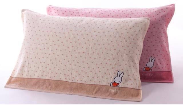 Bộ đếm gối vàng Miffy chính hãng mới cotton / cotton vài chiếc khăn gối đơn MF2029 vỏ gối nằm