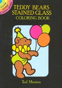 【预售】Teddy Bears Stained Glass Coloring Book