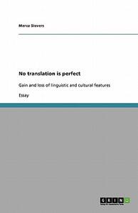 【预售】No Translation Is Perfect