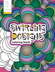 【预售】Swirling Designs Coloring Book: Teaches You: Color