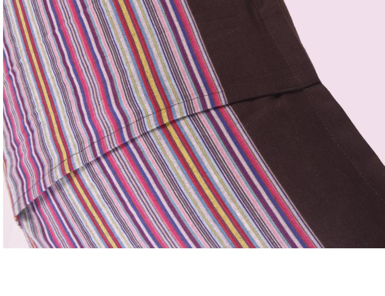 Vỏ gối cotton dày Sinh viên Ký túc xá Bông gối đơn Vỏ gối sọc Mùa đông ấm áp Vỏ gối gối tựa lưng