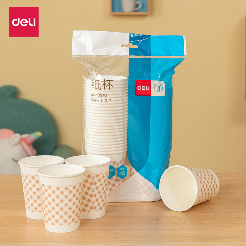 Right-hand paper cup disposable heat insulation thickened paper anti-scalding double paper cup coffee cup home tea cup hot drinking cup thickened coffee cup anti-hot wedding celebration with red cup-Taobao