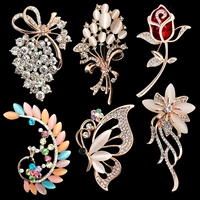 Phiên bản tiếng Hàn của trâm cài mới rhinestone nữ trâm cài phụ kiện trang sức nam phù hiệu pin cổ áo trang trí huy hiệu cài áo sơ mi