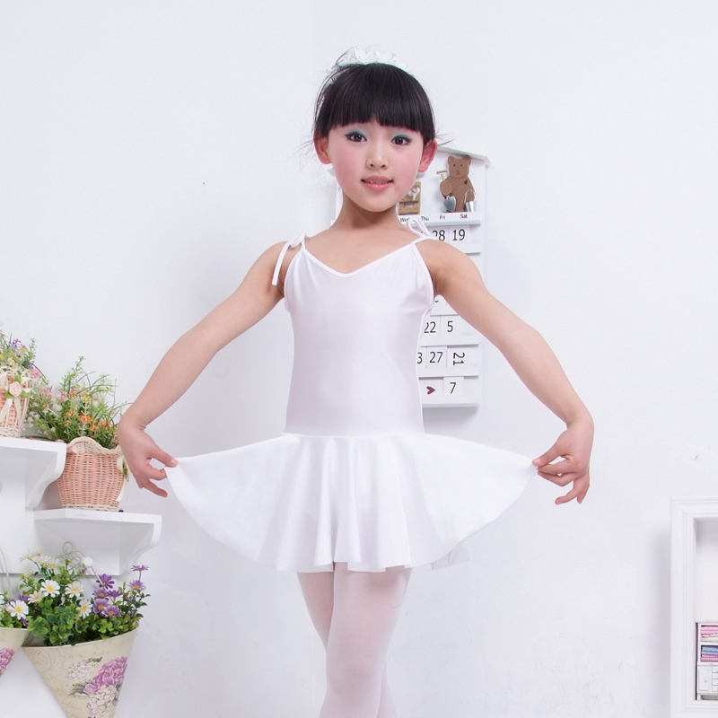 khiêu vũ trang phục mùa hè girldress lớp thi váy biểu diễn múa ba lê váy sling trẻ em vest váy.