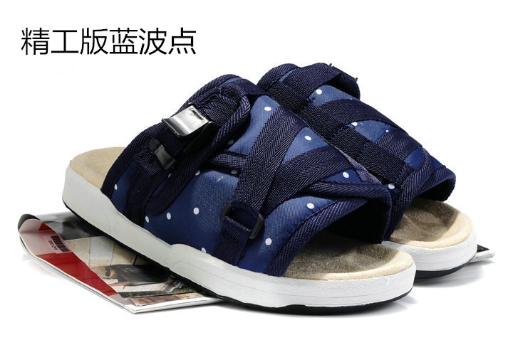 Mùa hè 2019 VISVIM Edison trượt với cùng một đoạn thương hiệu thủy triều Fujiwara oh nam và nữ xu hướng kéo cặp dép quai hậu adidas