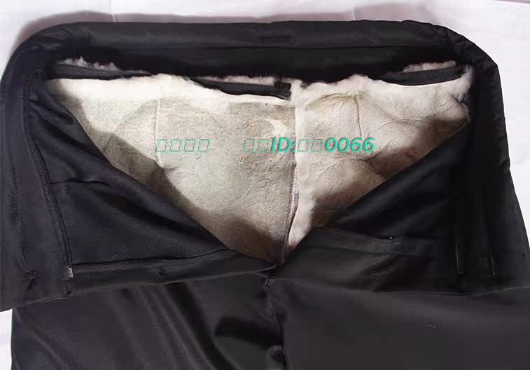 Cừu xén nam và nữ quần da lông một toàn bộ đồ lót bằng da cừu Quần len da cừu Quần da cừu Quần da cừu - Quần da quần da nam hàn quốc