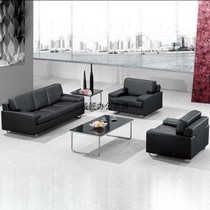 Hangzhou office sofa simple reception guest reception business three-seat fabric office fashion sofa coffee table combination