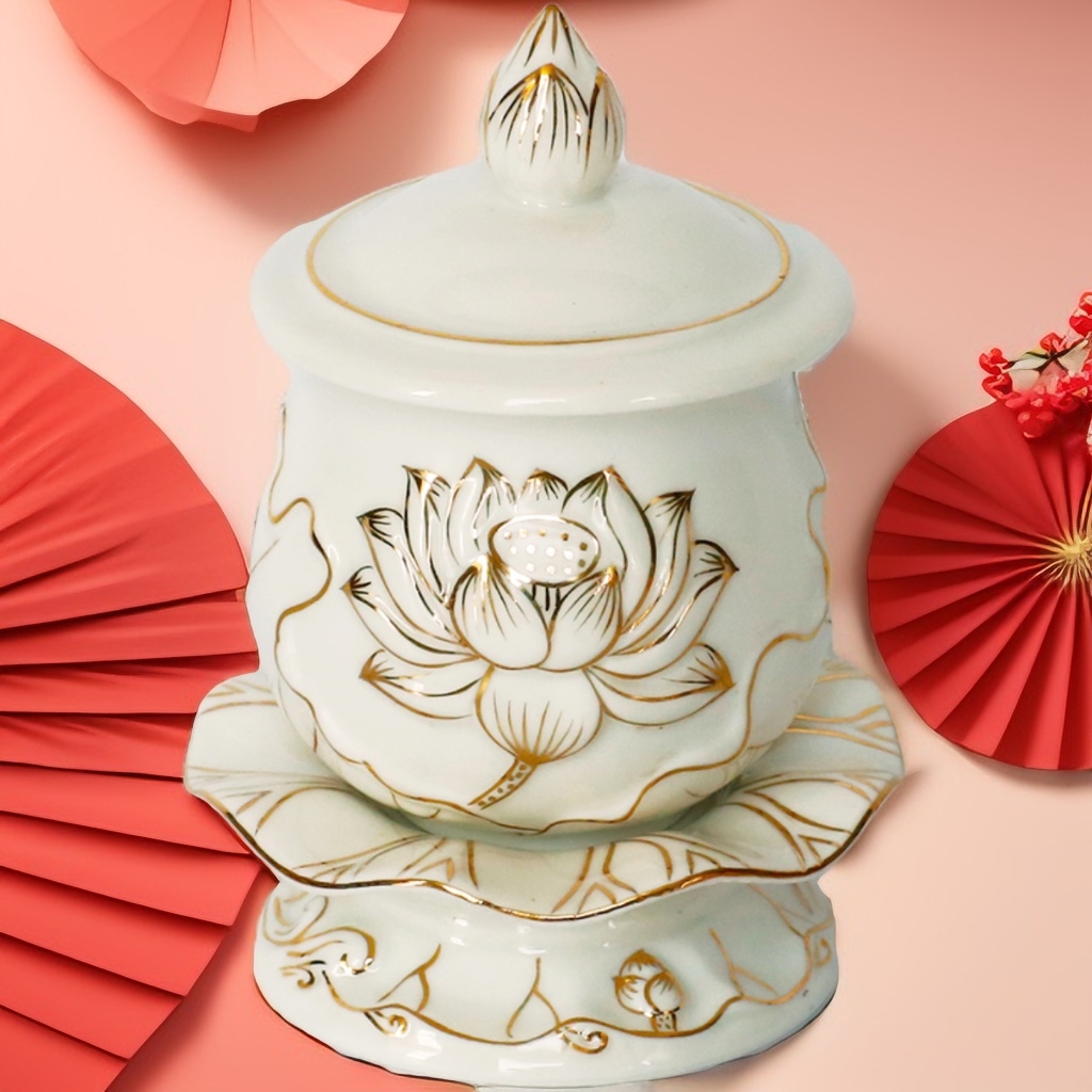 618 sketch gold bowls chopstick ceramic double dragon for the god Xianfo water glass Baigod's boutique Buddha Former holy water Water supply resistant to high temperature-Taobao