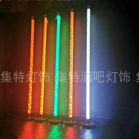 바 다채로운 댄스 스틱 LED 발광 무대 나이트 클럽 공연 댄스 스틱 이동식 무대