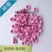 Aluminium oxide porcelain eye abrasion resistant textile threading Threading Porcelain Eyewear External Diameter 10 Height 6 holes 6mm 10 * 6 * 6mm