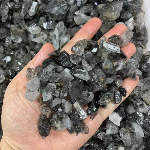 Натуральная вода, призрачный кварц, аксессуар, 38, 128 грамм