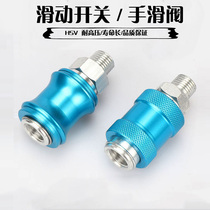 Pneumatic components Slide switch Hand slide valve HSV-06 08 10 15 1 2 3 4 Internal external thread B