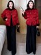Jasmine Haute Couture Cotton Jacket Women's Winter New Chinese Style National Style Jacquard Fur Collar 2025 Thickened Warm Cotton Jacket