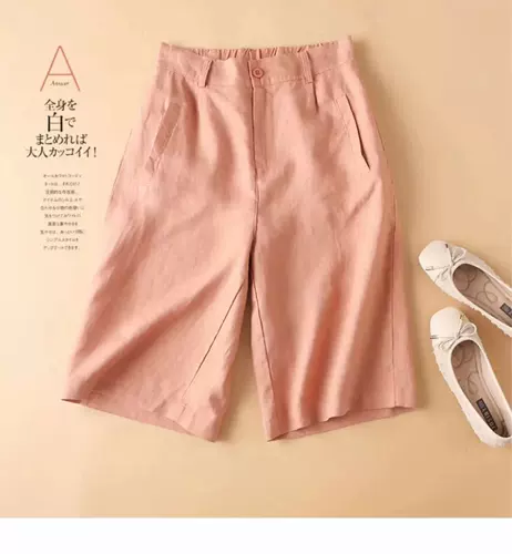 Брендовые штаны, костюм, шорты, высокая талия, свободный прямой крой