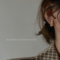 No earholes can also wear three pearls ear-ear clips without earbuds and a gentle temperament 100 hitch a sweet and airy