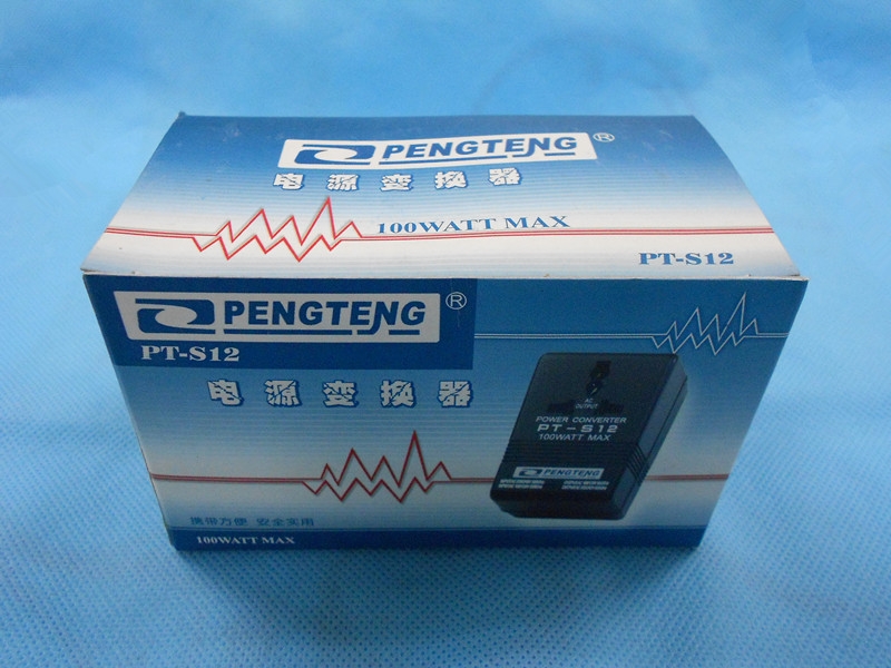 Pengteng 220V to 110V 110V to 220V 100W adjustable (interconvert) transformer PT-S12 converter