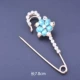 Phiên bản Hàn Quốc của danh sách áo nịt mới khóa lớn pin bướm màu kim cương ngọc trai trâm cài kim cương đầy đủ phụ kiện chống ánh sáng - Trâm cài ghim cài áo vest nam