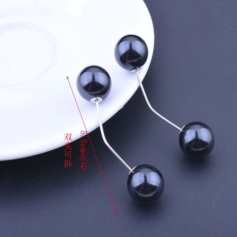 Mua 3 tặng 1 ngọc trai đơn giản khóa pin khóa cố định quần áo cardigan hoang dã nhỏ trâm cài phụ kiện chống ánh sáng - Trâm cài huy hiệu cài áo sang chảnh